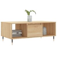 vidaXL Couchtisch Sonoma-Eiche 90x50x36,5 cm Holzwerkstoff