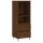 vidaXL Highboard Braun Eichen-Optik 40x36x110 cm Holzwerkstoff