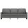 vidaXL 3-Sitzer-Sofa Dunkelgrau 180 cm Stoff