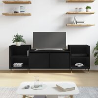 vidaXL TV-Schrank Schwarz 160x35x55 cm Holzwerkstoff