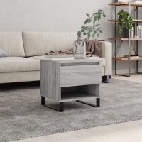 vidaXL Couchtisch Grau Sonoma 50x46x50 cm Holzwerkstoff