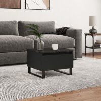 vidaXL Couchtisch Schwarz 50x46x35 cm Holzwerkstoff