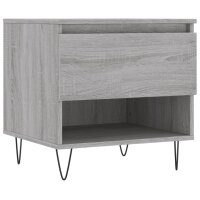 vidaXL Couchtisch Grau Sonoma 50x46x50 cm Holzwerkstoff