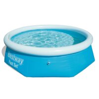 Bestway Swimmingpool Aufblasbar Rund Fast Set 244x66 cm...