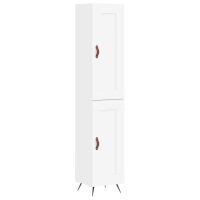 vidaXL Highboard Wei&szlig; 34,5x34x180 cm Holzwerkstoff