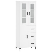 vidaXL Highboard Weiß 69,5x34x180 cm Holzwerkstoff