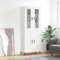 vidaXL Highboard Weiß 69,5x34x180 cm Holzwerkstoff