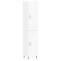 vidaXL Highboard Weiß 34,5x34x180 cm Holzwerkstoff