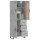 vidaXL Highboard Betongrau 69,5x34x180 cm Holzwerkstoff