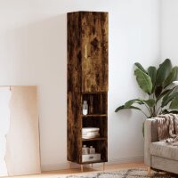 vidaXL Highboard Räuchereiche 34,5x34x180 cm...