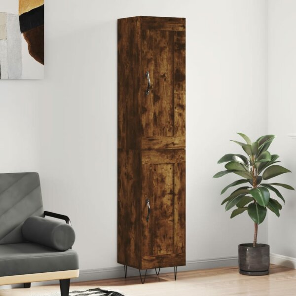 vidaXL Highboard R&auml;uchereiche 34,5x34x180 cm Holzwerkstoff