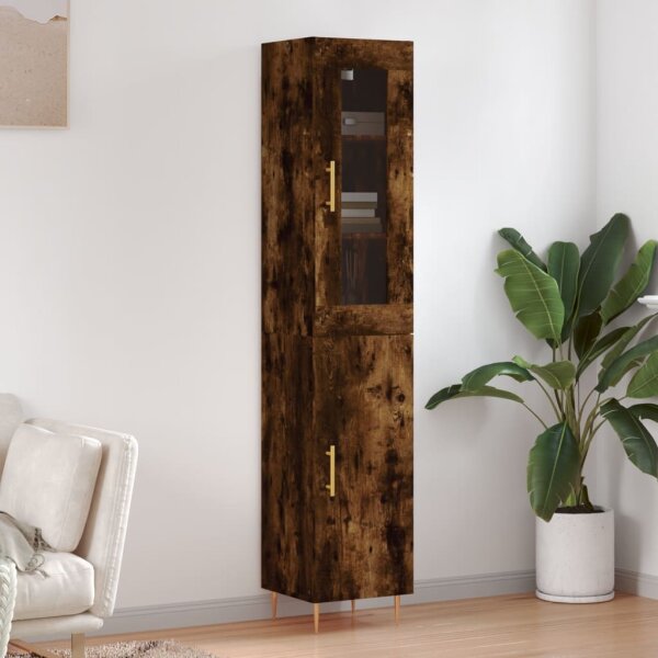 vidaXL Highboard R&auml;uchereiche 34,5x34x180 cm Holzwerkstoff