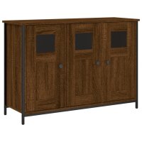 vidaXL Sideboard Braun Eichen-Optik 100x35x70 cm...