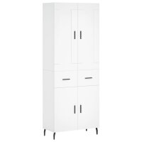 vidaXL Highboard Weiß 69,5x34x180 cm Holzwerkstoff