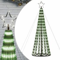 vidaXL Weihnachtsbaum Kegelform 275 LEDs Kaltweiß...