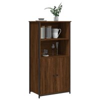 vidaXL Highboard Braun Eichen-Optik 62x36x121,5 cm Holzwerkstoff