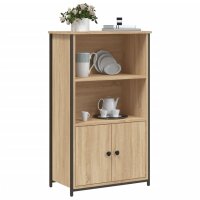 vidaXL Highboard Sonoma-Eiche 62x32x103,5 cm Holzwerkstoff