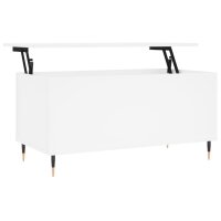 vidaXL Couchtisch Weiß 90x44,5x45 cm Holzwerkstoff