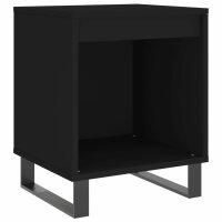 vidaXL Nachttisch Schwarz 40x35x50 cm Holzwerkstoff