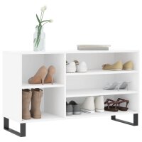 vidaXL Schuhregal Wei&szlig; 102x36x60 cm Holzwerkstoff