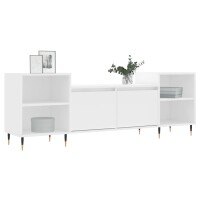 vidaXL TV-Schrank Wei&szlig; 160x35x55 cm Holzwerkstoff