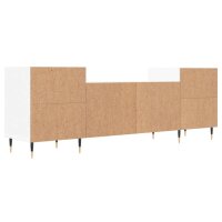 vidaXL TV-Schrank Wei&szlig; 160x35x55 cm Holzwerkstoff