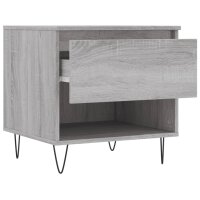 vidaXL Couchtische 2 Stk. Grau Sonoma 50x46x50 cm Holzwerkstoff