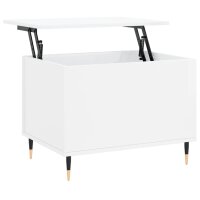 vidaXL Couchtisch Hochglanz-Weiß 60x44,5x45 cm...