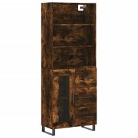 vidaXL Highboard Räuchereiche 69,5x34x180 cm...