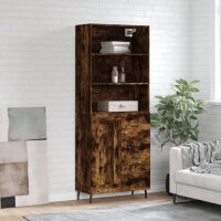 vidaXL Highboard Räuchereiche 69,5x34x180 cm...