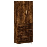 vidaXL Highboard Räuchereiche 69,5x34x180 cm...