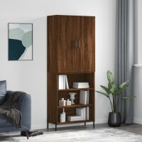 vidaXL Highboard Braun Eichen-Optik 69,5x34x180 cm...