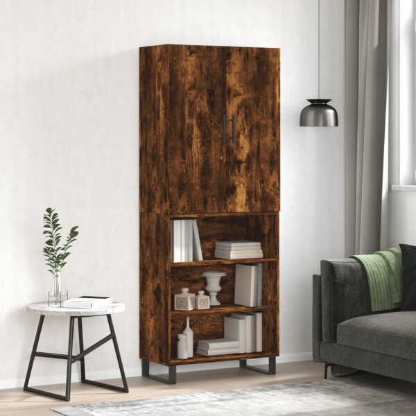 vidaXL Highboard R&auml;uchereiche 69,5x34x180 cm Holzwerkstoff