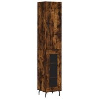 vidaXL Highboard Räuchereiche 34,5x34x180 cm...