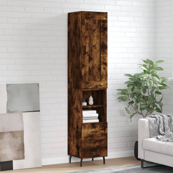 vidaXL Highboard R&auml;uchereiche 34,5x34x180 cm Holzwerkstoff