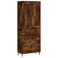 vidaXL Highboard Räuchereiche 69,5x34x180 cm...