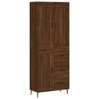 vidaXL Highboard Braun Eichen-Optik 69,5x34x180 cm...