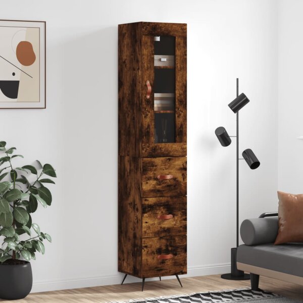 vidaXL Highboard R&auml;uchereiche 34,5x34x180 cm Holzwerkstoff