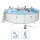 Bestway Hydrium Stahlrahmen-Pool Set Rund 460x90 cm