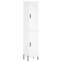 vidaXL Highboard Weiß 34,5x34x180 cm Holzwerkstoff