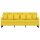 vidaXL 3-Sitzer-Sofa Hellgelb 180 cm Stoff