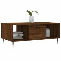 vidaXL Couchtisch Braun Eichen-Optik 90x50x36,5 cm Holzwerkstoff