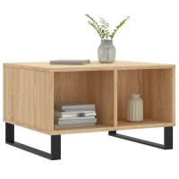 vidaXL Couchtisch Sonoma-Eiche 60x50x36,5 cm Holzwerkstoff