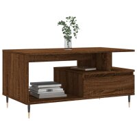 vidaXL Couchtisch Braun Eichen-Optik 90x49x45 cm Holzwerkstoff