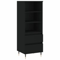 vidaXL Highboard Schwarz 40x36x110 cm Holzwerkstoff