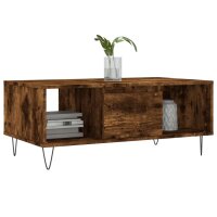 vidaXL Couchtisch R&auml;uchereiche 90x50x36,5 cm Holzwerkstoff