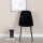 Venture Home Esszimmerstühle 2 Stk. Polar Samt mit Ziernähten Schwarz