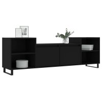 vidaXL TV-Schrank Schwarz 160x35x55 cm Holzwerkstoff