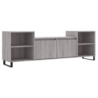 vidaXL TV-Schrank Grau Sonoma 160x35x55 cm Holzwerkstoff