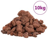 vidaXL Lavagranulat 10 kg Rot 1-2 cm